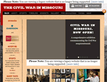 Tablet Screenshot of civilwarmo.org